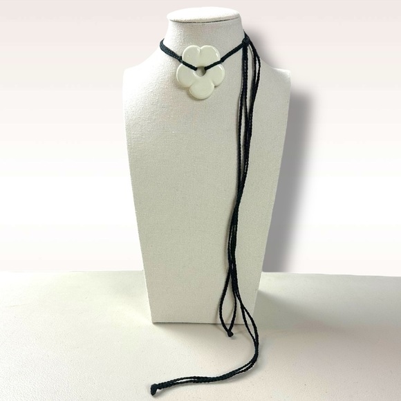 Free People Bohemian 70s Glass Flower Nissaki Belly Chain Beach Festival NWT - Picture 8 of 12